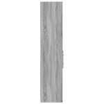 vidaXL Dulap înalt, gri sonoma, 30x42,5x185 cm, lemn prelucrat