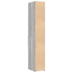 vidaXL Dulap înalt, gri sonoma, 30x42,5x185 cm, lemn prelucrat