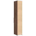 vidaXL Dulap înalt, stejar maro, 30x42,5x185 cm, lemn prelucrat