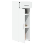 vidaXL Dulap, alb, 30x42,5x93 cm, lemn prelucrat