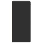 vidaXL Dulap, negru, 30x42,5x93 cm, lemn prelucrat