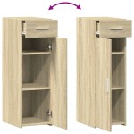 vidaXL Dulap, stejar sonoma, 30x42,5x93 cm, lemn prelucrat