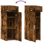 vidaXL Dulap, stejar fumuriu, 30x42,5x93 cm, lemn prelucrat vidaXL Dulap, stejar fumuriu, 30x42,5x93 cm, lemn prelucrat