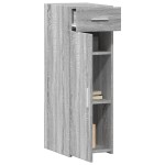 vidaXL Dulap, gri sonoma, 30x42,5x93 cm, lemn prelucrat vidaXL Dulap, gri sonoma, 30x42,5x93 cm, lemn prelucrat