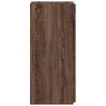 vidaXL Dulap, stejar maro, 30x42,5x93 cm, lemn prelucrat