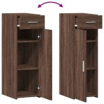vidaXL Dulap, stejar maro, 30x42,5x93 cm, lemn prelucrat