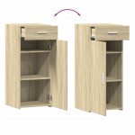 vidaXL Dulap, stejar sonoma, 40x42,5x93 cm, lemn prelucrat