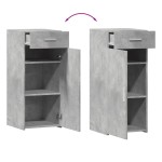 vidaXL Dulap, gri beton, 40x42,5x93 cm, lemn prelucrat vidaXL Dulap, gri beton, 40x42,5x93 cm, lemn prelucrat