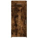 vidaXL Dulap, stejar fumuriu, 40x42,5x93 cm, lemn prelucrat