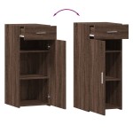 vidaXL Dulap, stejar maro, 40x42,5x93 cm, lemn prelucrat