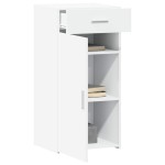 vidaXL Dulap, alb, 45x42,5x93 cm, lemn prelucrat