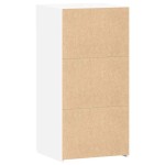 vidaXL Dulap, alb, 45x42,5x93 cm, lemn prelucrat