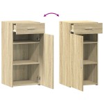 vidaXL Dulap, stejar sonoma, 45x42,5x93 cm, lemn prelucrat