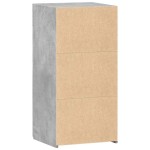 vidaXL Dulap, gri beton, 45x42,5x93 cm, lemn prelucrat vidaXL Dulap, gri beton, 45x42,5x93 cm, lemn prelucrat