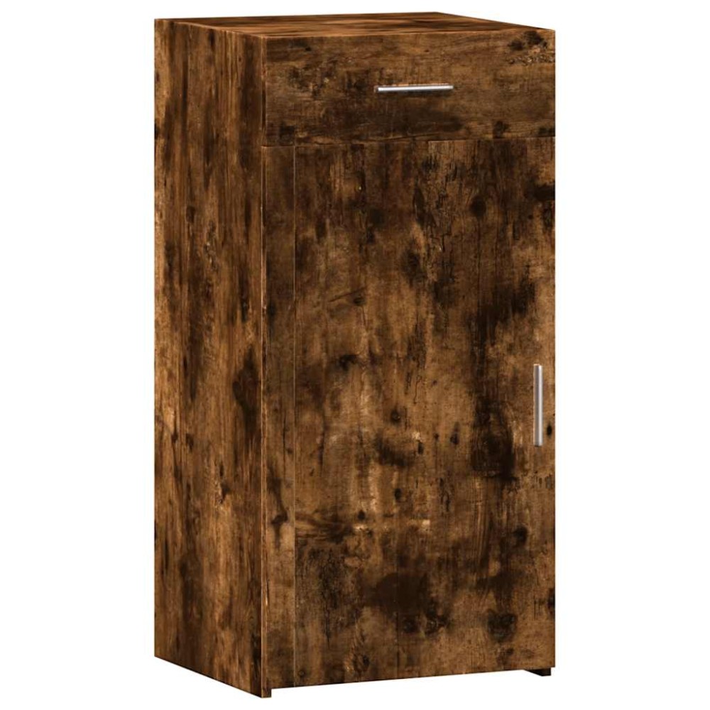 vidaXL Dulap, stejar afumat, 45x42,5x93 cm, lemn prelucrat