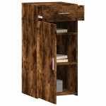 vidaXL Dulap, stejar afumat, 45x42,5x93 cm, lemn prelucrat