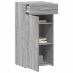 vidaXL Dulap, sonoma gri, 45x42,5x93 cm, lemn prelucrat