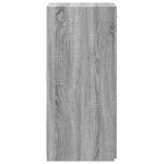 vidaXL Dulap, sonoma gri, 45x42,5x93 cm, lemn prelucrat
