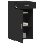 vidaXL Dulap, negru, 50x42,5x93 cm, lemn prelucrat
