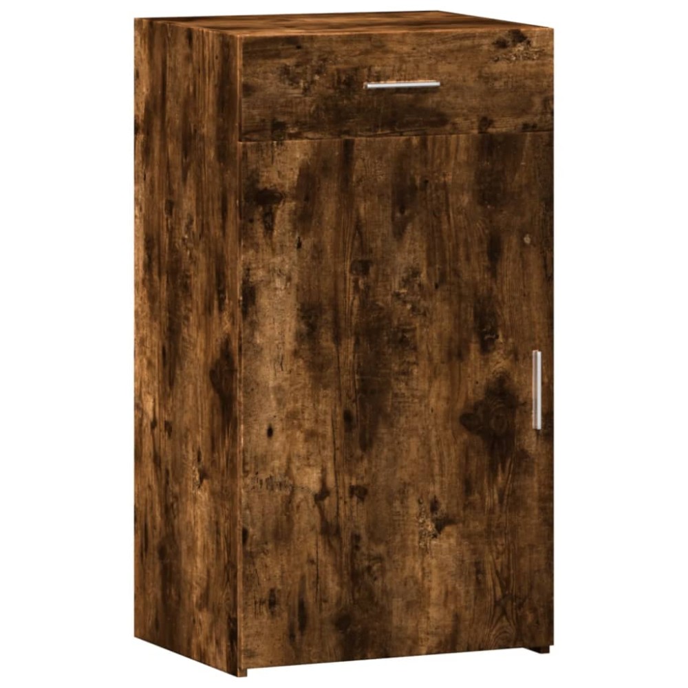 vidaXL Dulap, stejar fumuriu, 50x42,5x93 cm, lemn prelucrat