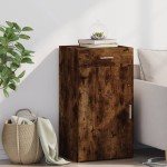 vidaXL Dulap, stejar fumuriu, 50x42,5x93 cm, lemn prelucrat