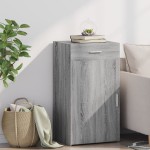 vidaXL Dulap, gri sonoma, 50x42,5x93 cm, lemn prelucrat vidaXL Dulap, gri sonoma, 50x42,5x93 cm, lemn prelucrat