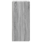 vidaXL Dulap, gri sonoma, 50x42,5x93 cm, lemn prelucrat vidaXL Dulap, gri sonoma, 50x42,5x93 cm, lemn prelucrat