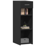vidaXL Dulap, negru, 30x42,5x93 cm, lemn prelucrat