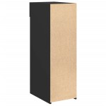 vidaXL Dulap, negru, 30x42,5x93 cm, lemn prelucrat