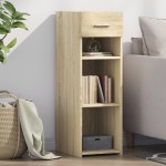 vidaXL Dulap, stejar sonoma, 30x42,5x93 cm, lemn prelucrat