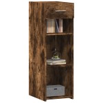 vidaXL Dulap, stejar fumuriu, 30x42,5x93 cm, lemn prelucrat