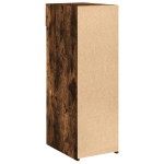 vidaXL Dulap, stejar fumuriu, 30x42,5x93 cm, lemn prelucrat