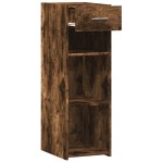 vidaXL Dulap, stejar fumuriu, 30x42,5x93 cm, lemn prelucrat