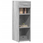 vidaXL Dulap, gri sonoma, 30x42,5x93 cm, lemn prelucrat