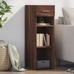 vidaXL Dulap, stejar maro, 30x42,5x93 cm, lemn prelucrat