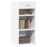vidaXL Dulap, alb, 40x42,5x93 cm, lemn prelucrat
