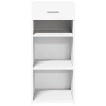 vidaXL Dulap, alb, 40x42,5x93 cm, lemn prelucrat