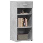 vidaXL Dulap, gri beton, 40x42,5x93 cm, lemn prelucrat vidaXL Dulap, gri beton, 40x42,5x93 cm, lemn prelucrat