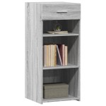 vidaXL Dulap, sonoma gri, 40x42,5x93 cm, lemn prelucrat