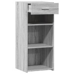 vidaXL Dulap, sonoma gri, 40x42,5x93 cm, lemn prelucrat