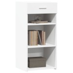 vidaXL Dulap, alb, 45x42,5x93 cm, lemn prelucrat
