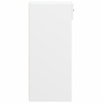 vidaXL Dulap, alb, 45x42,5x93 cm, lemn prelucrat