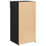 vidaXL Dulap, negru, 45x42,5x93 cm, lemn prelucrat