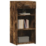 vidaXL Dulap, stejar afumat, 45x42,5x93 cm, lemn prelucrat