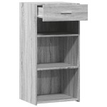 vidaXL Dulap, sonoma gri, 45x42,5x93 cm, lemn prelucrat