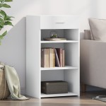 vidaXL Dulap, alb, 50x42,5x93 cm, lemn prelucrat