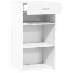 vidaXL Dulap, alb, 50x42,5x93 cm, lemn prelucrat