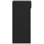 vidaXL Dulap, negru, 50x42,5x93 cm, lemn prelucrat