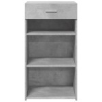 vidaXL Dulap, gri beton, 50x42,5x93 cm, lemn prelucrat vidaXL Dulap, gri beton, 50x42,5x93 cm, lemn prelucrat