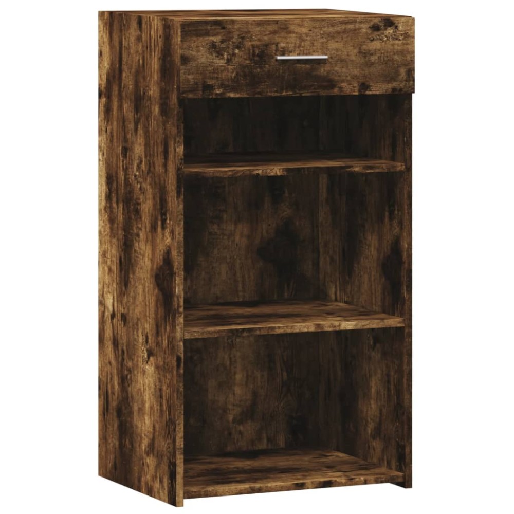 vidaXL Dulap, stejar fumuriu, 50x42,5x93 cm, lemn prelucrat